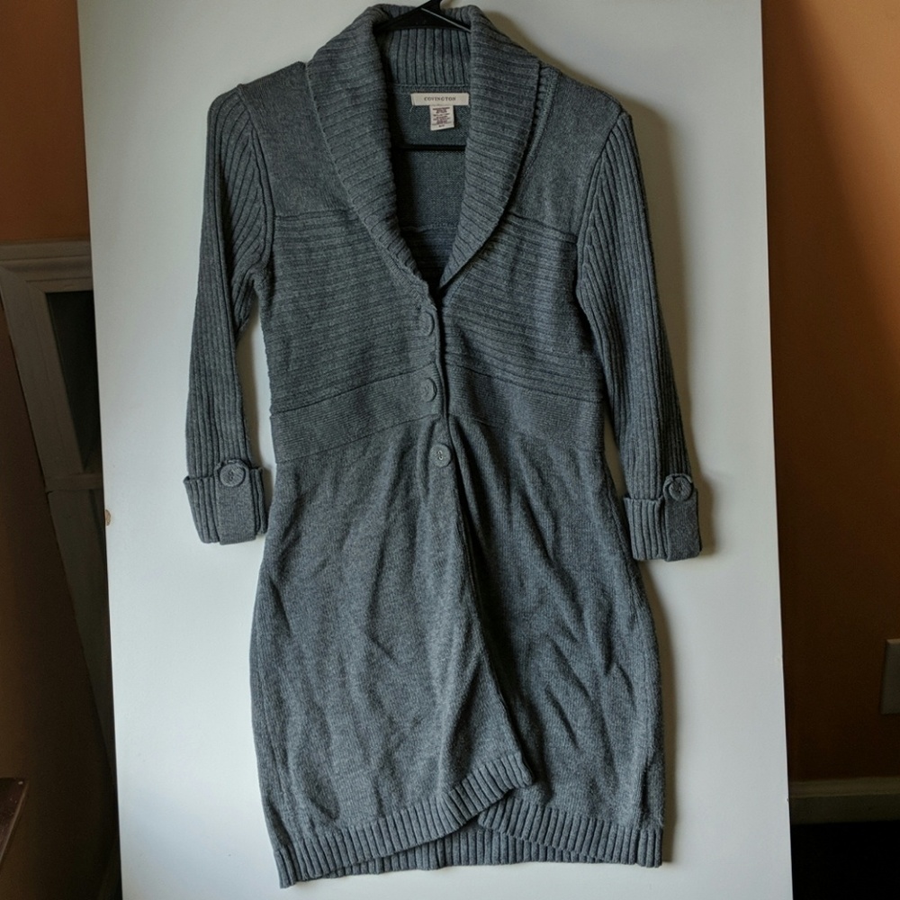 Long Gray Cardigan